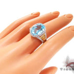 Light Blue Topaz Ring 2 10146 - Image 9