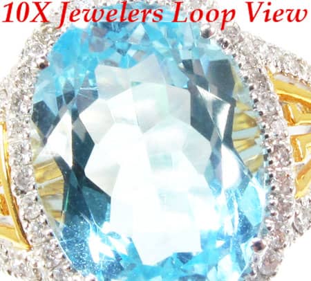 Light Blue Topaz Ring 2 10146 - Image 4