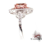 Diamond Pink Gemstone Ring 2 10147 - Image 7