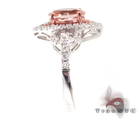 Diamond Pink Gemstone Ring 2 10147 - Image 7