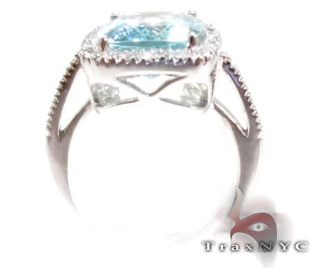 Blue Aquamarine Ring 10148 - Image 5