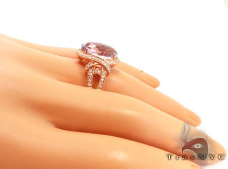Ladies Pink Blossom Ring 10150 - Image 8