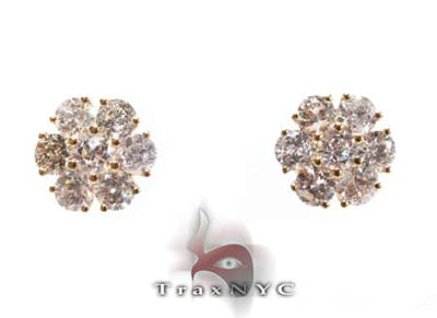 Large Yellow Blossom Studs 10370 - Image 1