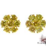 Canary Sunflower Earrings 10625 - Image 1