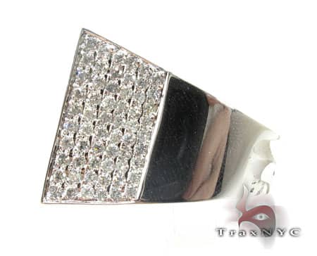 14K White Gold Mens Master Ring, photo 5 of 9