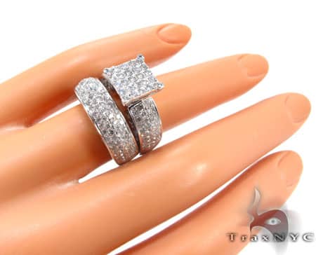 Beverly Wedding Ring Set 10646 - Image 9