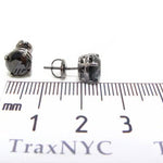 Royal Black Diamond Earrings 4 10730 - Image 5