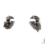 Royal Black Diamond Earrings 4 10730 - Image 4