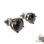 Custom Jewelry - Royal Black Diamond Earrings 5 10731 - Image 2