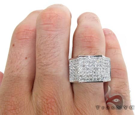 Three Wave Ring 10786 - Image 7