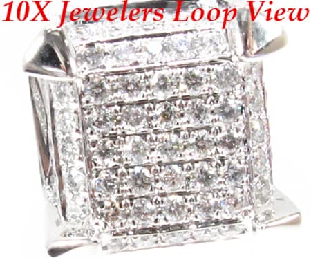 WG Cube Earrings 10860 - Image 3