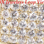 YG Five Row Spec Earrings 10864 - Image 3