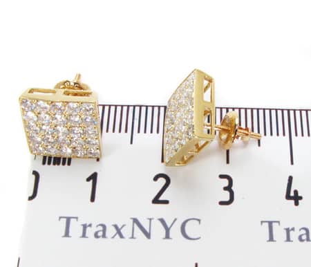 YG Five Row Spec Earrings 10864 - Image 5