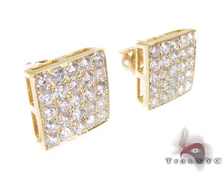 YG Five Row Spec Earrings 10864 - Image 2
