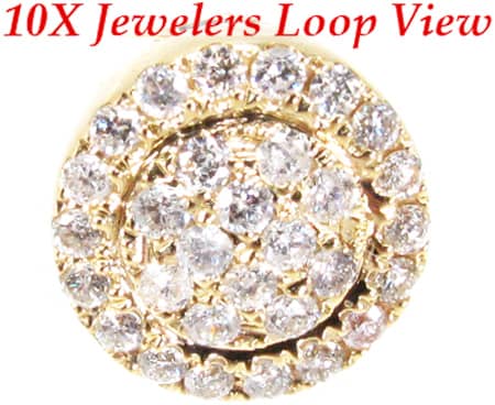 Diamond Earrings 10867 - Image 3