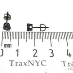 10K Black Gold Cluster Earrings 63739 - Image 5