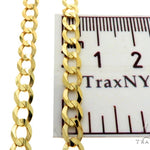 10k Yellow Gold Curb Link Chain 5mm 30 Inches  57242 - Image 7