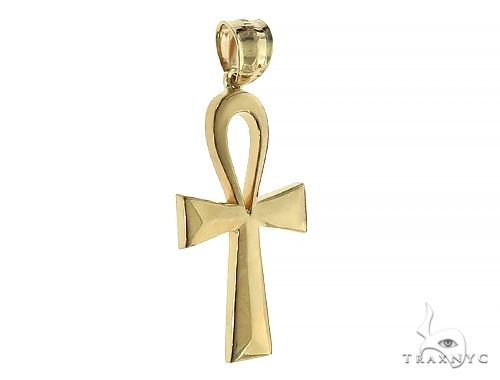 10K Gold Ankh Cross Pendant, photo 2 of 8