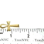 10K Gold Ankh Cross Pendant 66206 - Image 7