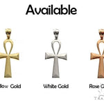 10K Gold Ankh Cross Pendant 66206 - Image 8