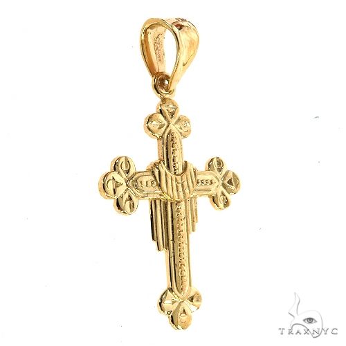 10K Gold Cross Crucifix, photo 2 of 7