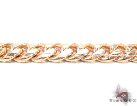 10K Gold miami cuban chain, 8 mm, photo 4 of 6