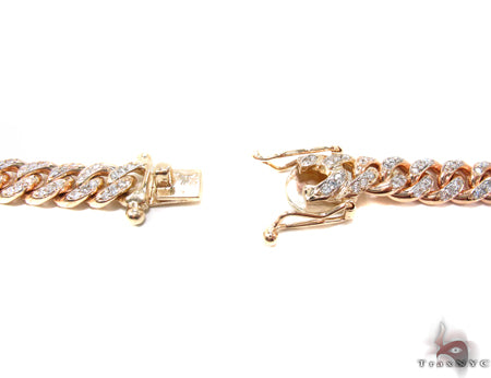 10K Gold Diamond Miami Link Chain 28 Inches 8mm   32663 - Image 5