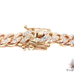 10K Gold Diamond Miami Link Chain 28 Inches 8mm   32663 - Image 6