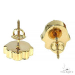 10K Gold Hamsa Diamond Earring 66552 - Image 3