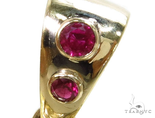 Solid 10K Gold Jesus Pendant 39852 - Image 3