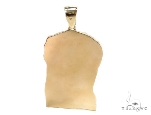 Solid 10K Gold Jesus Pendant 39852 - Image 4