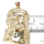 Solid 10K Gold Jesus Pendant 39852 - Image 5