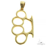 10K Gold Knuckles Pendant 66371 - Image 3