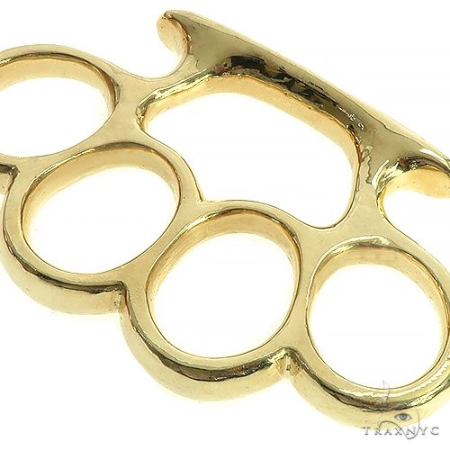 10K Gold Knuckles Pendant 66371 - Image 5