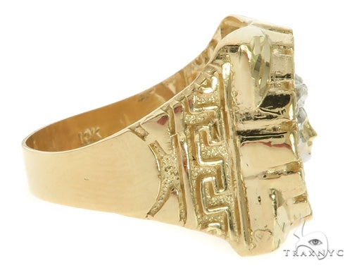 10K Gold Medusa Ring 58449 - Image 3
