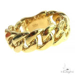 10K Gold Miami Cuban Ring 66581 - Image 2