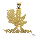 10K Gold Mr.Gas Boy Weed Pendant 66479 - Image 3