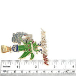10K Gold Mr.Gas Boy Weed Pendant 66479 - Image 8