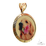 10K Gold Photo Pendant 25mm 69145 - Image 2