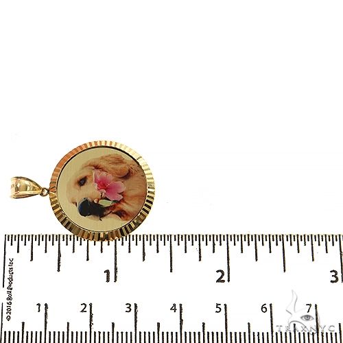 10K Gold Photo Pendant 25mm, photo 5 of 6