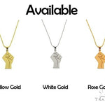 10K Gold Power Fist, BLM, Pendant Set 66333 - Image 8