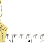 10K Gold Power Fist, BLM, Pendant Set 66333 - Image 5