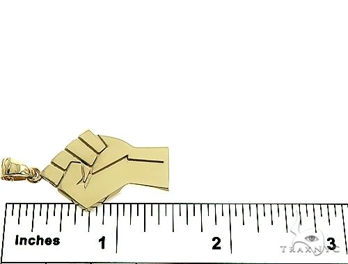 10K Gold Power Fist, BLM, Pendant Set, photo 6 of 8