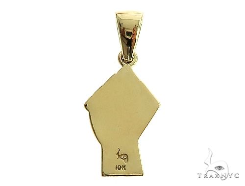 10K Gold Power Fist, BLM, Small Pendant 66332 - Image 3