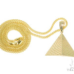 10K Gold Pyramid Pendant Set  44432 - Image 2