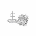 10K Gold Round Cut Prong Diamond Earrings 23391