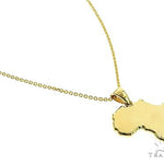 10K Gold Small African Ladies Pendant Set 66334 - Image 2