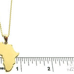 10K Gold Small African Ladies Pendant Set 66334 - Image 5