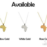 10K Gold Small African Ladies Pendant Set 66334 - Image 8