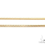 10k Yellow Gold Solid Franco Link Chain 24 Inches 2mm   63802 - Image 2